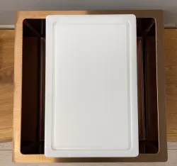 Foster plastik skærebræt 42x27cm til en vask med længde 40cm 1208953714