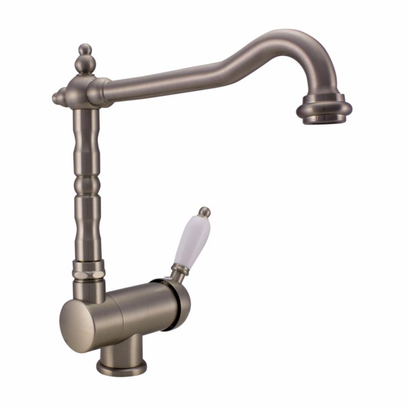 PB Vintage Nostalgisk køkkenarmatur vinduesarmatur nedklappeligt rustfrit stål 1208953757