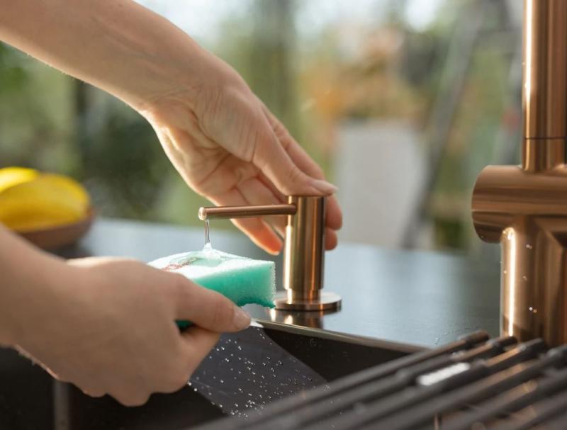 Franke Atlas kobber indbygget sæbedispenser pvd kobber 112.0717.104