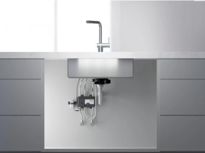 Franke massiv rustfrit stål sensor Køkkenarmatur Atlas Neo svingtud inox 115.0625.489
