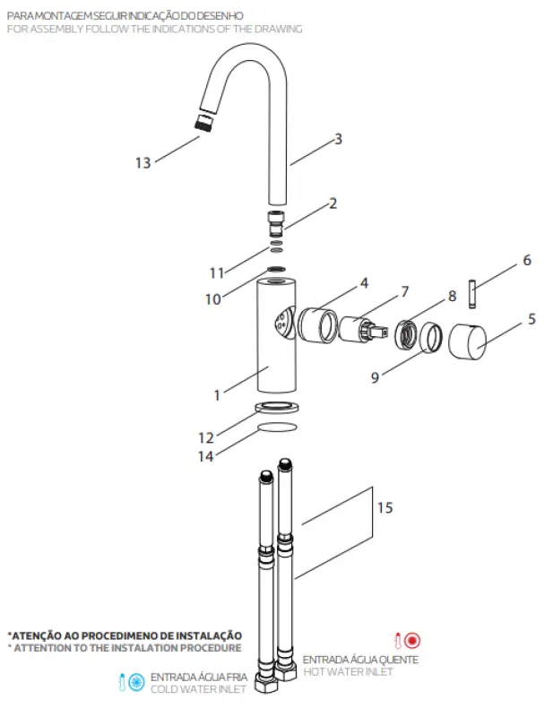 Waterevolution Flow håndvaskarmatur høj model mat hvid T1121FUBR