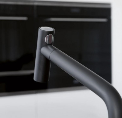 Franke Icon Køkkenarmatur mat sort med udtrækkelig tud 115.0625.190
