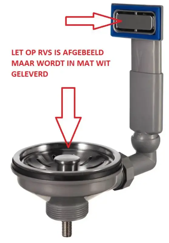 Lorreine vask Kurveprop sæt mat hvid med overløb 1208954014