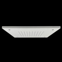 SB Rubinetterie mat hvid corian solid surface indbygget firkantet regnbruser loftsbrusehoved 30 cm 1208954082