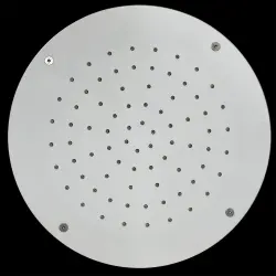 SB Rubinetterie mat hvid corian solid surface indbygget rund regnbruser loftbruserhoved 30 cm 1208954156