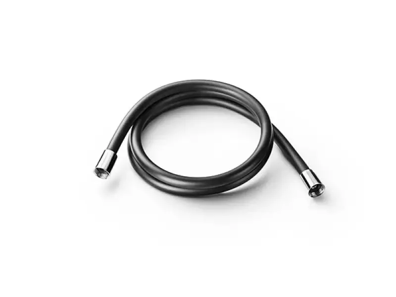 SB Round Brusesæt mat sort indbygning komplet