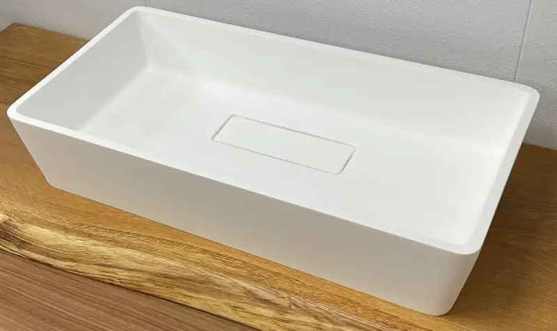 Solid-S City Vægmonteret håndvask, skål i mat hvid, 62 x 32 cm, med skjult afløb 1208954250