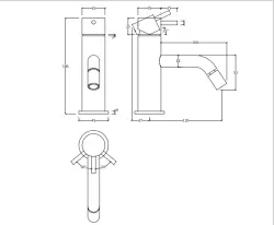 Waterevolution Flow bidetarmatur PVD børstet Kobber T120CPE