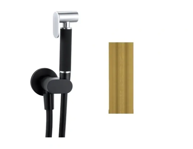 Waterevolution Flow Bidet håndbrusersæt Messing Natur T1626LE