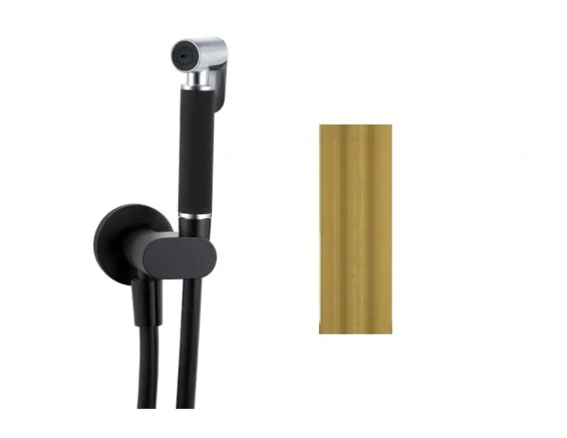 Waterevolution Flow Bidet håndbrusersæt Messing Natur T1626LE