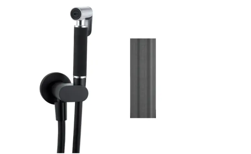 Waterevolution Flow Bidet håndbrusersæt PVD Gun Metal T1626GME