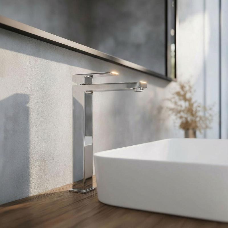 PB Kiki 1-huls høj vandhane til håndvask i krom