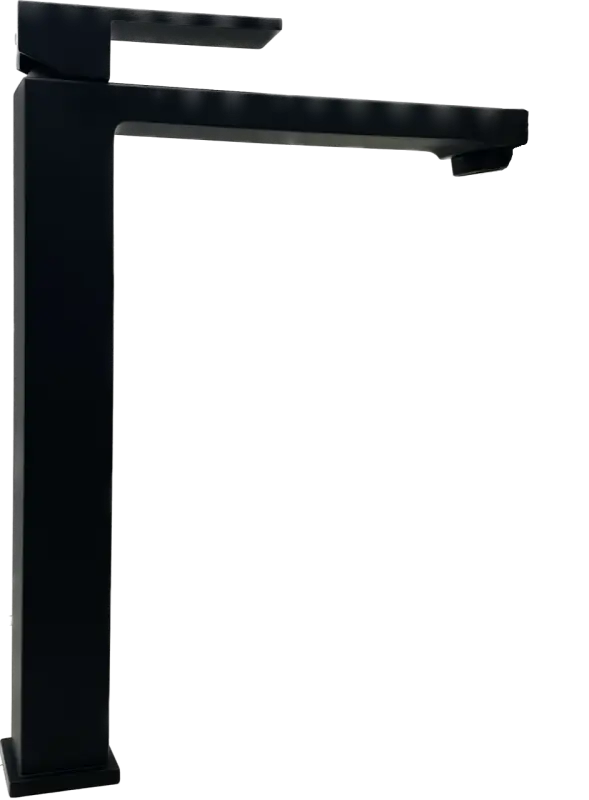 PB Kiki 1-huls høj håndvaskarmatur til håndvaskskåle mat sort