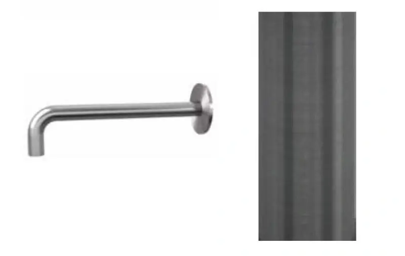 Waterevolution Flow badekarudløb 15 cm Ligh Gold T1671.WG.E