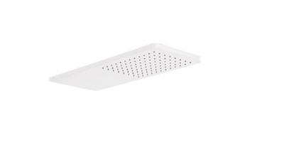 Hovedbruser Tres Væg 21x55 cm Runde Hjørner Mat Hvid 29990307BM