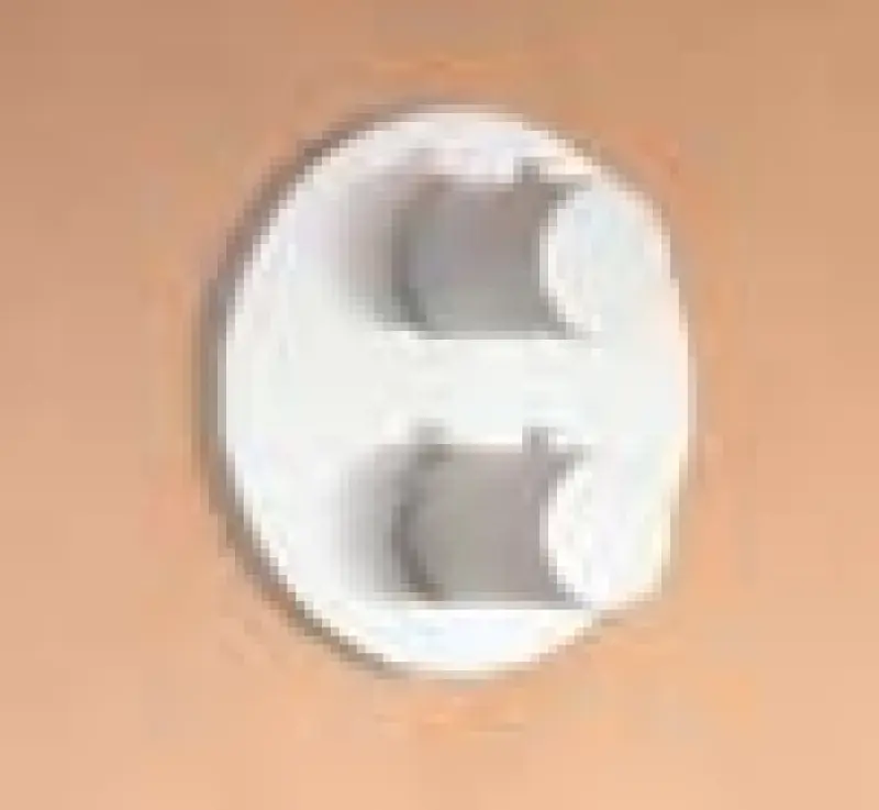 SB Universale Round indbygnings termostatventil med 2 udgange mat hvid 1208955165