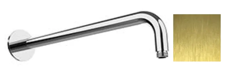 SB Round 316 vægmonteret brusearm rund 35 cm PVD guld 1208955316