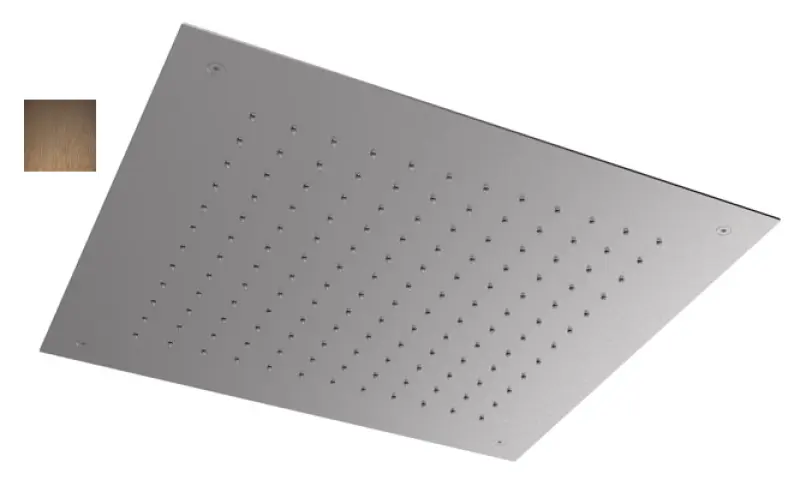 SB Square 316 Regnbruser indbygning 50x50cm PVD kobber 1208955321