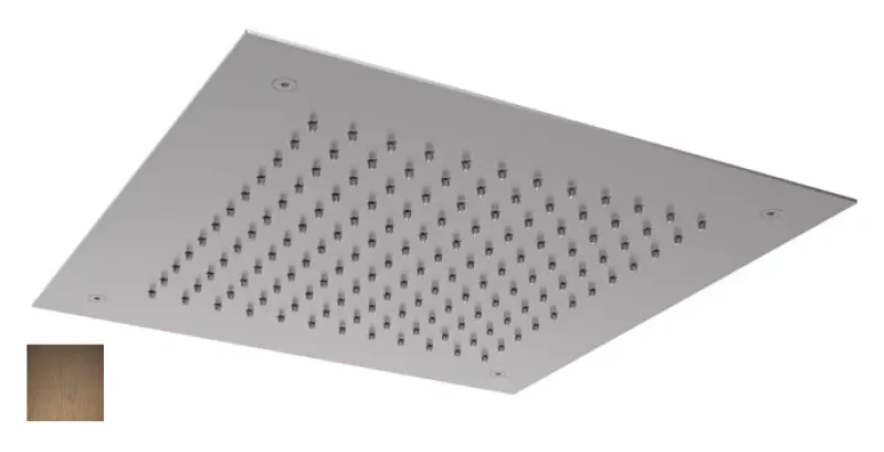 SB Square 316 Indbygningsbruser 38x38cm PVD kobber 1208955327