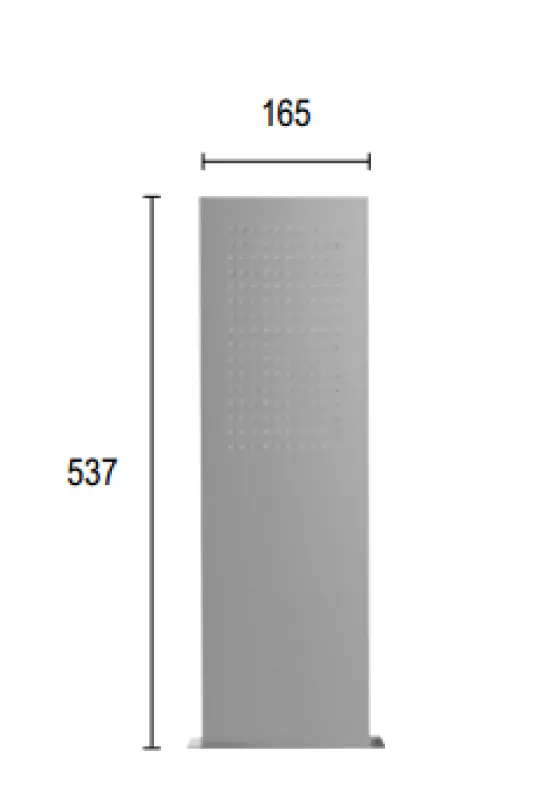 SB Square 316 Regnbruser med vægtilslutning hovedbruser PVD guld 1208955334