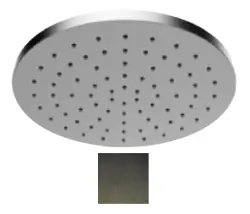 SB Round 316 Regnbruser hovedbruser 25cm PVD gun metal 1208955349