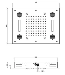 SB Sound & Colour Regnbruser indbygning med lyd PVD kobber 1208955391