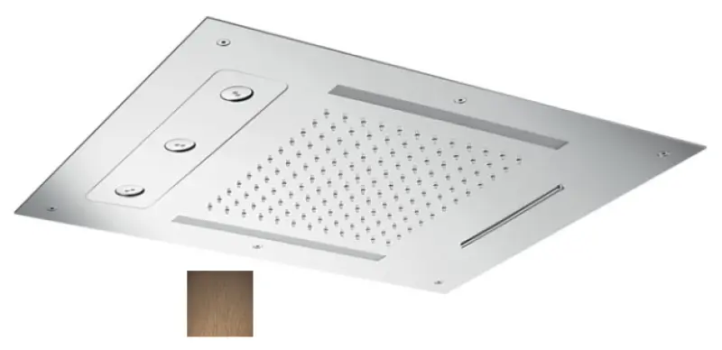 SB Spin Fristelse Kromoterapi Regnbruser indbygget PVD kobber 1208955418