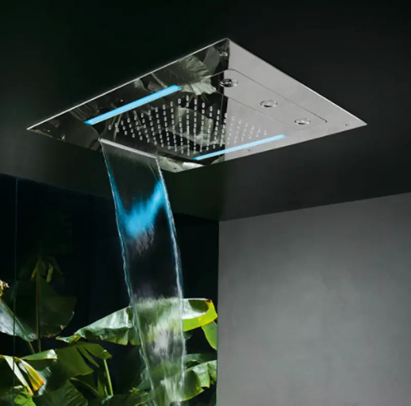 SB Spin Fristelse Kromoterapi Regnbruser indbygning PVD guld 1208955419