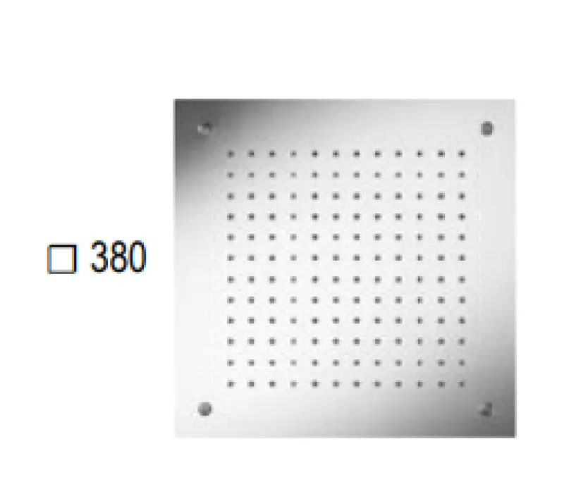 SB Square Chromotherapy Regnbruser indbygning Mat Hvid 1208955464
