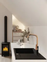Aquadesign Cesena granit vask med afløbsbak, vendbar, farve sort
