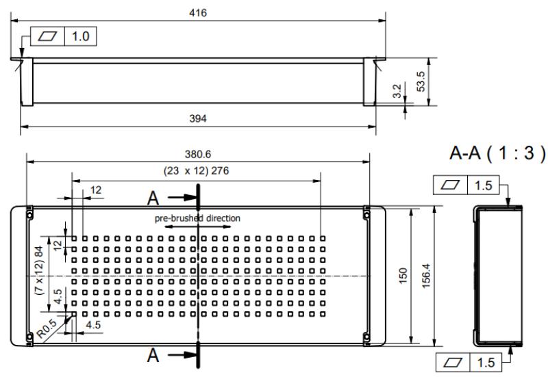 Franke MYX indsatsbakke rustfrit stål 112.0659.398