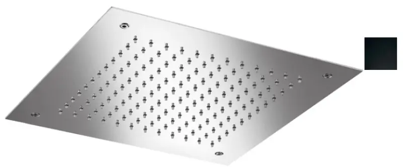SB Temptation indbygget regnbruser firkantet 38x38cm Mat Sort 1208955761