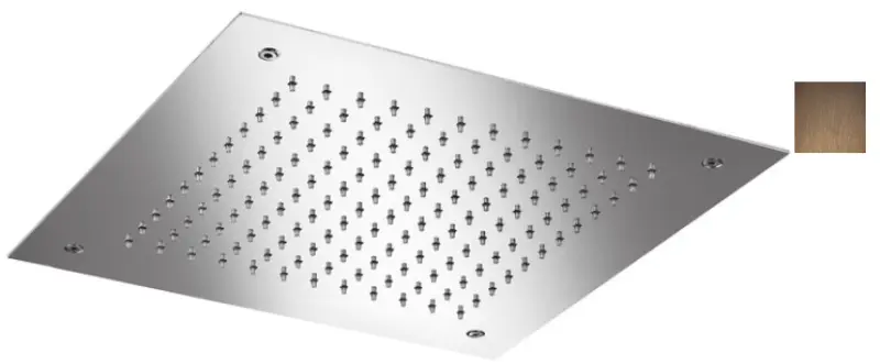 SB Temptation Indbygget Firkantet Regnbruser 38x38cm PVD Kobber 1208955763