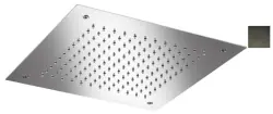 SB Temptation indbygget regnbruser firkantet 38x38cm PVD Gun Metal 1208955764
