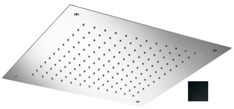 SB Temptation Indbygget regnbruser firkantet 50x50cm Mat Sort 1208955776