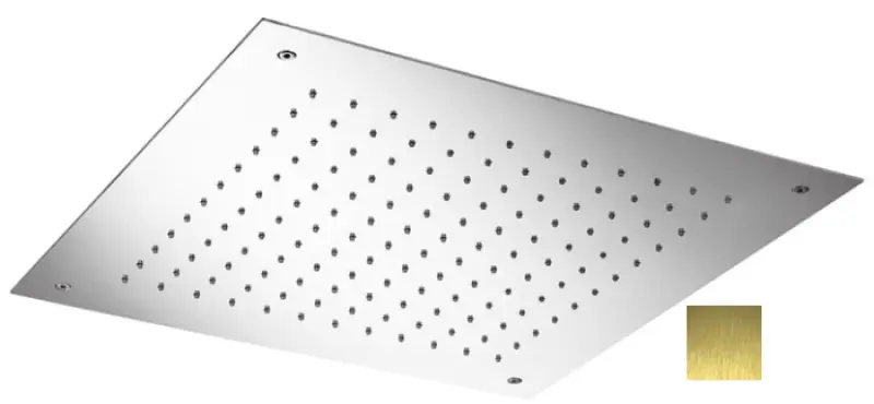 SB Temptation Indbygget kvadratisk regnbruser 50x50cm PVD Guld 1208955780