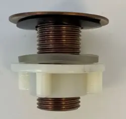 Quadri vandhaneprop sort, sort vandhaneafdækning 45mm 1208956045