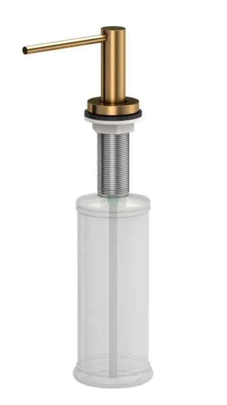 Quadri Swindon Luxe Indbygget Sæbedispenser PVD kobber, påfyldes fra toppen 1208956047