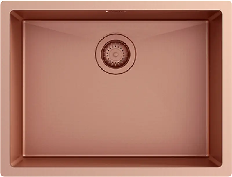 Ausmann Turt kobber håndvask kobber PVD 54x40 undermontering planmontering og topmontering 1208956948