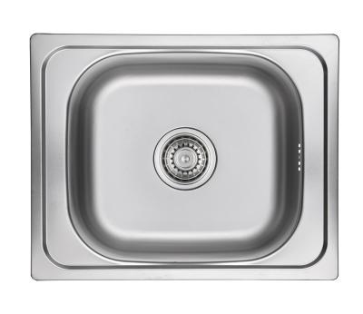Ausmann Basic rustfrit stålvask 50x40 cm inklusiv sifon 1208956975