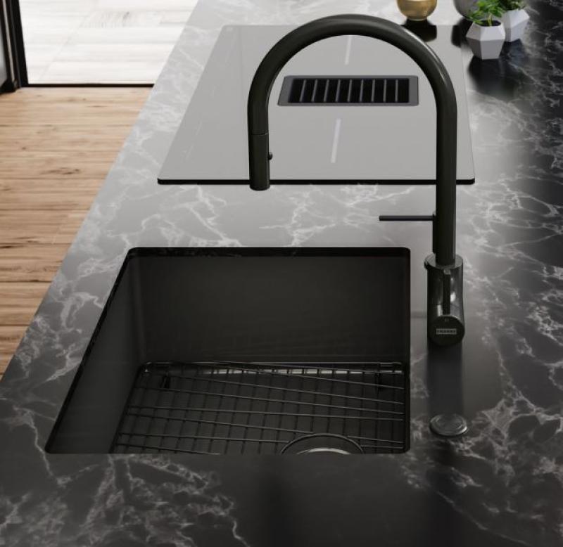 Franke Mythos mesterværk tilbehør bundrist 391x401mm PVD Gun Metal 112.0655.431