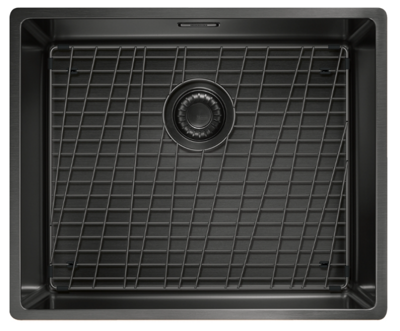Franke Mythos Masterpiece BXM 210.50 PVD Gun Metal Vask 500x410mm Planmontering og Underbygning 127.0672.129