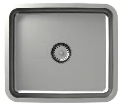 Aquadesign Oxford rustfrit stål vask 40x35cm undermontering 1208957204
