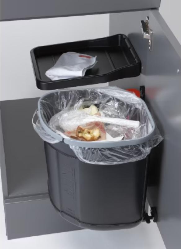 Franke Sorter Mini drejbar affaldssystem på dør 17 liters affaldsspand 1210176518