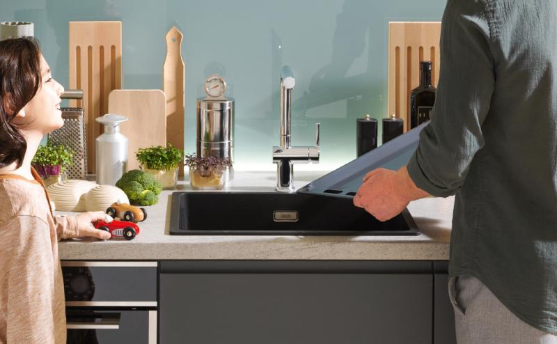 Franke Maris MRG 210 / 110-37 Fragranite sort udgave mat sort indbygget vask