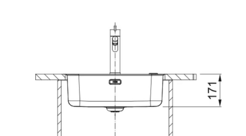 Franke Smart SRX 210.50 T RVS vask 50x40 planlimning 127.0688.777