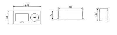 Indux Flip køkkenstikkontakt med jordforbindelse i bordpladen mat sort med trådløs oplader og 2 USB-opladere 1208957427