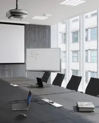 Indux Slide max indbygget køkken stikkontakt med jord i arbejdsplade med USB-A, HDMI, RJ45 og USB-C farve mat hvid 1208957440