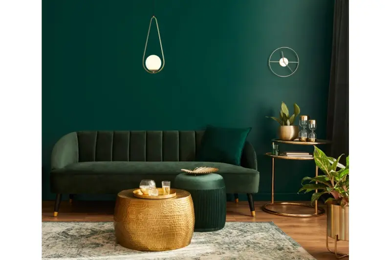 Decor Ciklop messing gulvlampe med dråbeudseende 9737