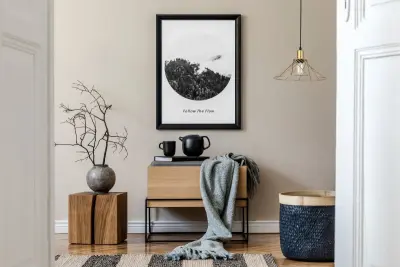 Decor Tilia moderne gyldne dekorative trådhængelampe 7863